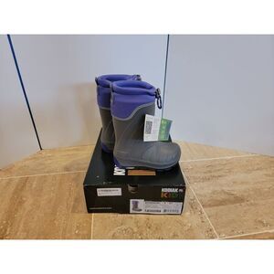 NEW Kodiak Kids Grey Purple Passion US 9 Big Kids Girls Waterproof Boots Snow Ra